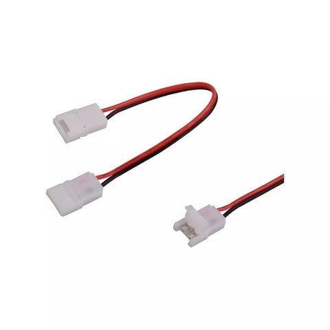 Konektor Złączka Taśm LED V-TAC Taśma-Przewód-Taśma do Taśm i Pasków LED Gęste i Zwykłe 10mm Konektor Złączka Taśm LED V-TAC Taśma-Przewód-Taśma do Taśm i Pasków LED Gęste i Zwykłe 10mm