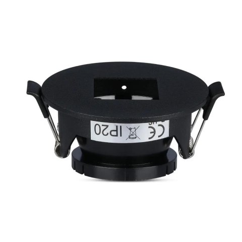 Oczko V-TAC GU10 Okrągłe z kwadratem Czarne VT-883-B 3 Lata Gwarancji Oczko V-TAC GU10 Okrągłe z kwadratem Czarne VT-883-B 3 Lata Gwarancji