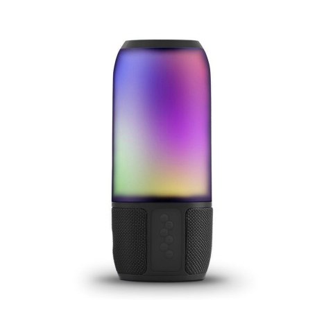 Bezprzewodowy inteligentny głośnik LED V-TAC z technologią Bluetooth 2x3W USB Micro SD Czarny VT-7456 Bezprzewodowy inteligentny głośnik LED V-TAC z technologią Bluetooth 2x3W USB Micro SD Czarny VT-7456