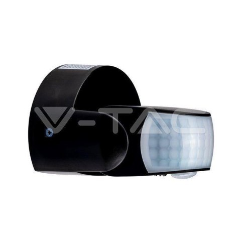Czujnik Ruchu V-TAC Ścienny Czarny 180st/360st IP65 VT-8093 Czujnik Ruchu V-TAC Ścienny Czarny 180st/360st IP65 VT-8093