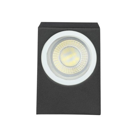 Kinkiet Ścienny V-TAC GU10 Aluminium Kwadrat Czarny Góra Dół IP44 VT-7652 Kinkiet Ścienny V-TAC GU10 Aluminium Kwadrat Czarny Góra Dół IP44 VT-7652