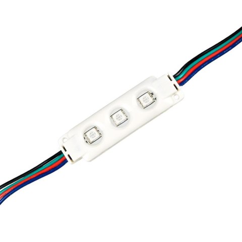 Moduł LED V-TAC 0,72W 3LED 120st SMD5050 IP66 VT-50506 RGB 22lm Moduł LED V-TAC 0,72W 3LED 120st SMD5050 IP66 VT-50506 RGB 22lm