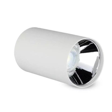 Oprawa Sufitowa V-TAC GU10 Okrągła Natynkowa Tuba Biały+Chrom 80x140mm VT-882-R 3 Lata Gwarancji Oprawa Sufitowa V-TAC GU10 Okrągła Natynkowa Tuba Biały+Chrom 80x140mm VT-882-R 3 Lata Gwarancji