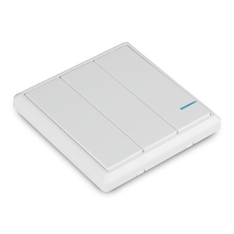 Przełącznik Bezprzewodowy Potrójny IP54 do SKU 8458, 8459 V-TAC VT-5133 Przełącznik Bezprzewodowy Potrójny IP54 do SKU 8458, 8459 V-TAC VT-5133
