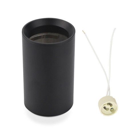 Oprawa V-TAC Aluminiowa GU10 Okrągła Natynkowa Tuba Czarna 60x100mm VT-807-B 3 Lata Gwarancji Oprawa V-TAC Aluminiowa GU10 Okrągła Natynkowa Tuba Czarna 60x100mm VT-807-B 3 Lata Gwarancji