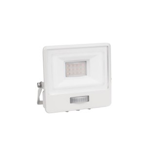 Projektor LED V-TAC 10W SAMSUNG CHIP Czujnik Ruchu Biały Z MUFĄ VT-118S 4000K 735lm 5 Lat Gwarancji