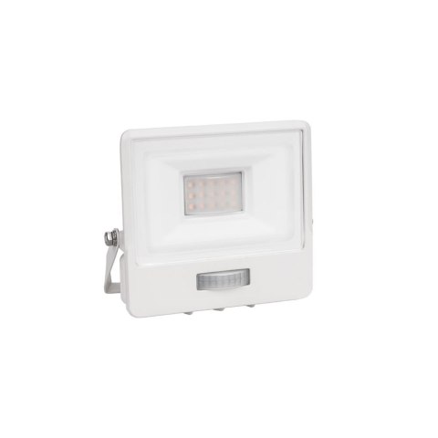 Projektor LED V-TAC 10W SAMSUNG CHIP Czujnik Ruchu Biały Z MUFĄ VT-118S 4000K 735lm 5 Lat Gwarancji