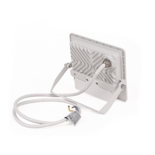 Projektor LED V-TAC 30W SAMSUNG CHIP Czujnik Ruchu Biały Przewód 1M VT-138S-1 6400K 2340lm 5 Lat Gwarancji