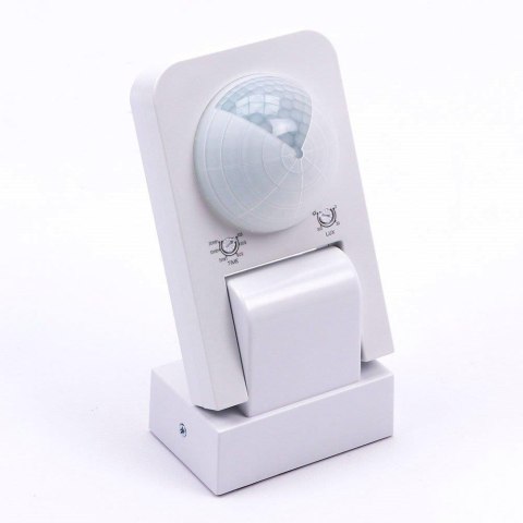 Czujnik Ruchu Podczerwień Ścienny Biały 360st 1000W LED V-TAC VT-8083-W