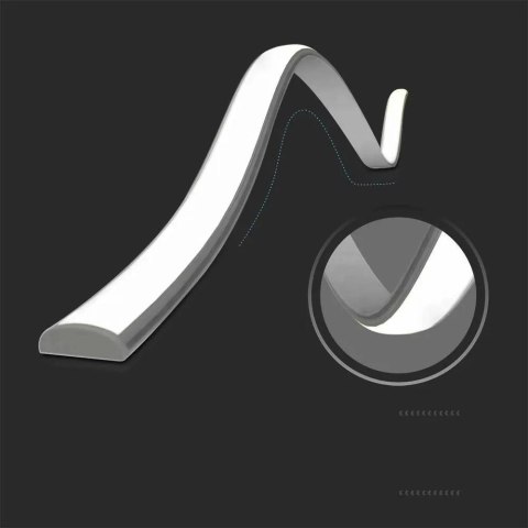 Profil Aluminiowy V-TAC 2mb Anodowany Do taśm LED ELASTYCZNY GIĘTKI 18x6mm VT-8138 Profil Aluminiowy V-TAC 2mb Anodowany Do taśm LED ELASTYCZNY GIĘTKI 18x6mm VT-8138