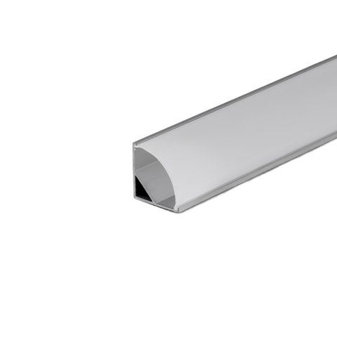 Profil Aluminiowy V-TAC 2mb Anodowany, Klosz Mleczny, Kątowy VT-8109 Profil Aluminiowy V-TAC 2mb Anodowany, Klosz Mleczny, Kątowy VT-8109