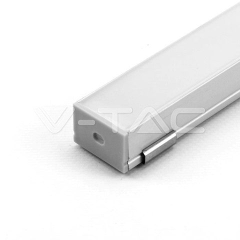 Profil Aluminiowy V-TAC 2mb Anodowany, Klosz Mleczny, Na dwie taśmy VT-8118 5 Lat Gwarancji Profil Aluminiowy V-TAC 2mb Anodowany, Klosz Mleczny, Na dwie taśmy VT-8118 5 Lat Gwarancji