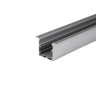 Profil Aluminiowy V-TAC 2mb Anodowany, Klosz Mleczny, Wpuszczany 50x35mm VT-8126