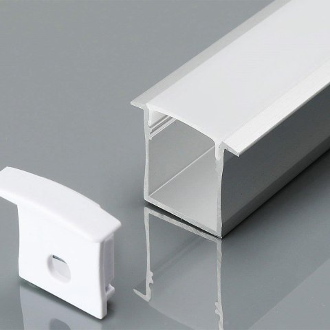 Profil Aluminiowy V-TAC 2mb Anodowany, Klosz Mleczny, Wpuszczany, Na dwie taśmy VT-8119 5 Lat Gwarancji Profil Aluminiowy V-TAC 2mb Anodowany, Klosz Mleczny, Wpuszczany, Na dwie taśmy VT-8119 5 Lat Gwarancji