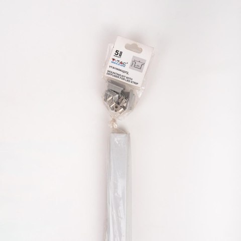 Profil Aluminiowy V-TAC 2mb Anodowany, Klosz Mleczny, Wpuszczany, Na dwie taśmy VT-8119 5 Lat Gwarancji Profil Aluminiowy V-TAC 2mb Anodowany, Klosz Mleczny, Wpuszczany, Na dwie taśmy VT-8119 5 Lat Gwarancji