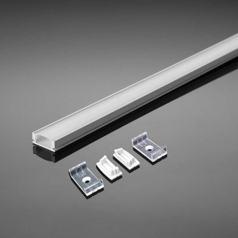 Profil Aluminiowy V-TAC 2mb Biały, Klosz Mleczny, Na dwie taśmy VT-8108-W 5 Lat Gwarancji Profil Aluminiowy V-TAC 2mb Biały, Klosz Mleczny, Na dwie taśmy VT-8108-W 5 Lat Gwarancji