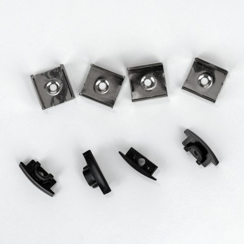 Profil Aluminiowy V-TAC 2mb Czarny, Klosz Czarny, Wpuszczany VT-8106 Profil Aluminiowy V-TAC 2mb Czarny, Klosz Czarny, Wpuszczany VT-8106