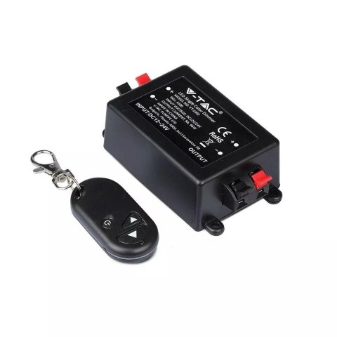 Sterownik Ściemniacz Taśm LED jednokolorowych RF Radiowy V-TAC 12V/96W 24V/192W 8A VT-4083 Sterownik Ściemniacz Taśm LED jednokolorowych RF Radiowy V-TAC 12V/96W 24V/192W 8A VT-4083
