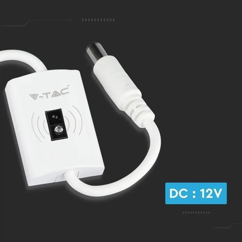 Włącznik Taśm LED Zbliżeniowy Biały Funkcja Ściemniania V-TAC VT-8072 3 Lata Gwarancji Włącznik Taśm LED Zbliżeniowy Biały Funkcja Ściemniania V-TAC VT-8072 3 Lata Gwarancji
