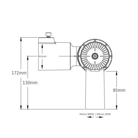 Wysięgnik Uchwyt Adapter do Lamp Ulicznych LED 48mm V-TAC VT-11858 VT-795-1 Wysięgnik Uchwyt Adapter do Lamp Ulicznych LED 48mm V-TAC VT-11858 VT-795-1