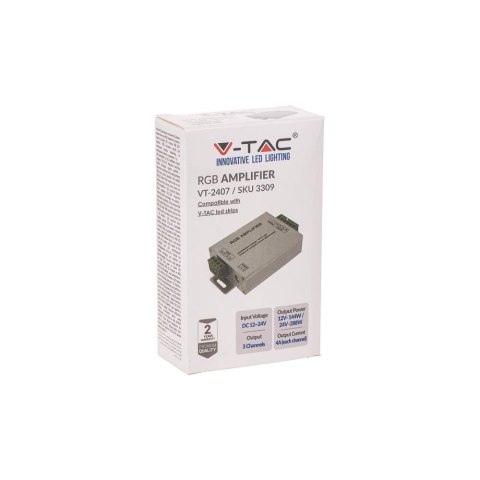 Wzmacniacz Taśm LED RGB 5050 12V-144W 24V-288W V-TAC VT-2407A