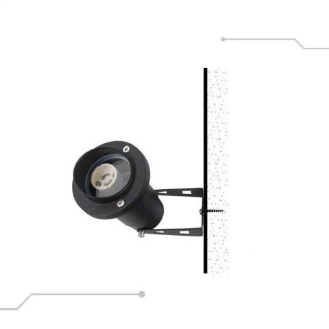 Oprawa Gruntowa Ogrodowa Wbijana Aluminium GU10 Czarna z daszkiem IP65 V-TAC VT-7704 3 Lata Gwarancji Oprawa Gruntowa Ogrodowa Wbijana Aluminium GU10 Czarna z daszkiem IP65 V-TAC VT-7704 3 Lata Gwarancji