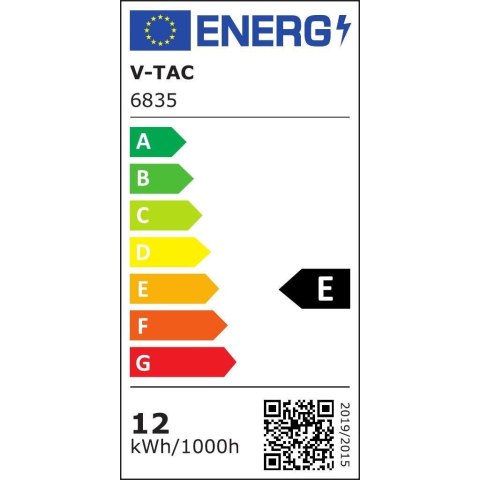 Oprawa Ścienna Elewacyjna LED V-TAC 12W IP65 Czarna 63cm VT-11112 4000K 1590lm Oprawa Ścienna Elewacyjna LED V-TAC 12W IP65 Czarna 63cm VT-11112 4000K 1590lm