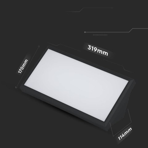 Oprawa Ścienna V-TAC 20W LED Ukośna Czarna IP65 VT-8055 4000K 2045lm Oprawa Ścienna V-TAC 20W LED Ukośna Czarna IP65 VT-8055 4000K 2045lm