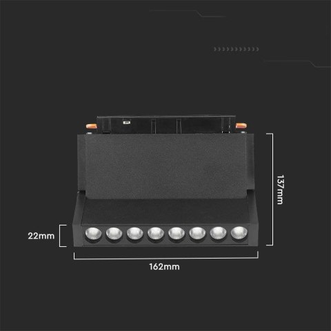 Oprawa Szynosystem SMART 48V V-TAC 10W LED CCT 30st SMART WiFi TRACKLIGHT Czarna VT-3610 2700K-6400K 900lm 3 Lata Gwarancji Oprawa Szynosystem SMART 48V V-TAC 10W LED CCT 30st SMART WiFi TRACKLIGHT Czarna VT-3610 2700K-6400K 900lm 3 Lata Gwarancji