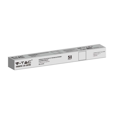 Ramka Natynkowa do Paneli Backlight LED 600x600x43mm V-TAC Ramka Natynkowa do Paneli Backlight LED 600x600x43mm V-TAC