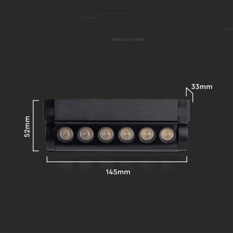 Oprawa Projektor Szynosystem Magnetyczny 48V V-TAC 5W LED 34st VT-4205 3000K 600lm 3 Lata Gwarancji Oprawa Projektor Szynosystem Magnetyczny 48V V-TAC 5W LED 34st VT-4205 3000K 600lm 3 Lata Gwarancji