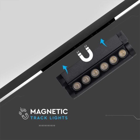 Oprawa Projektor Szynosystem Magnetyczny 48V V-TAC 5W LED 34st VT-4205 3000K 600lm 3 Lata Gwarancji Oprawa Projektor Szynosystem Magnetyczny 48V V-TAC 5W LED 34st VT-4205 3000K 600lm 3 Lata Gwarancji