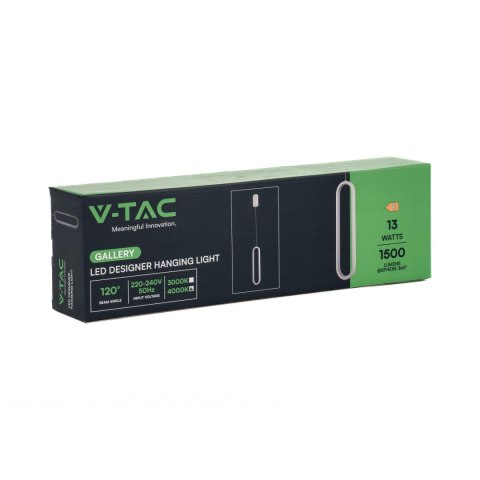 Oprawa Zwieszana V-TAC 13W LED Biała VT-7829 4000K 1500lm Oprawa Zwieszana V-TAC 13W LED Biała VT-7829 4000K 1500lm