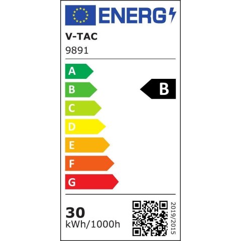 Projektor LED V-TAC 30W 185Lm/W Czarny VT-4435 6500K 5550lm Projektor LED V-TAC 30W 185Lm/W Czarny VT-4435 6500K 5550lm