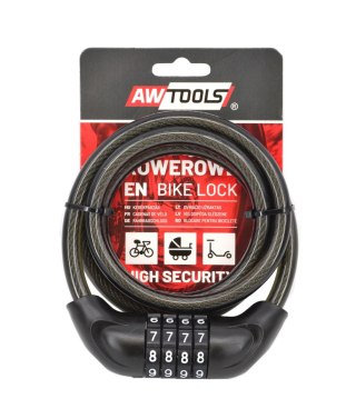 AWTOOLS ZAPIĘCIE ROWEROWE fi 10 x 120cm SZYFR