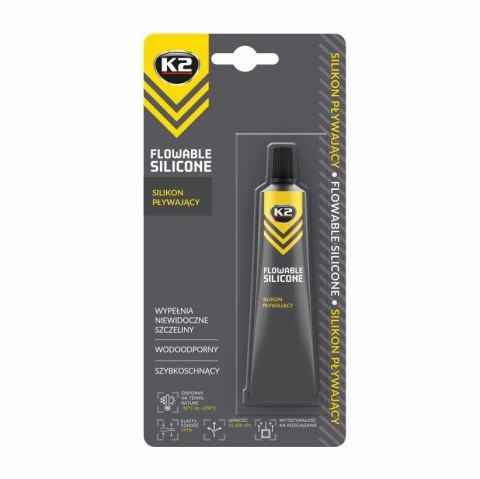 K2 SILIKON PŁYWAJĄCY WODOODPORNY SZYBKOSCHNĄCY FLOWABLE SILICONE 21G K2 SILIKON PŁYWAJĄCY WODOODPORNY SZYBKOSCHNĄCY FLOWABLE SILICONE 21G