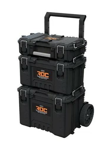 KETER ZESTAW 3 SKRZYNEK NA KÓŁKACH ROC PRO GEAR 2.0 KETER ZESTAW 3 SKRZYNEK NA KÓŁKACH ROC PRO GEAR 2.0