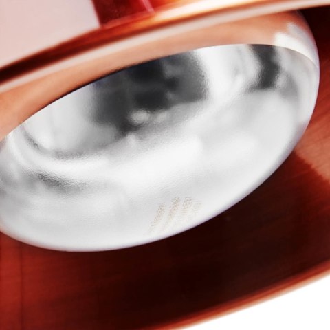 Lampa grzewcza do potraw na podczerwień IR wisząca miedziana śr. 27 cm 250 W Lampa grzewcza do potraw na podczerwień IR wisząca miedziana śr. 27 cm 250 W