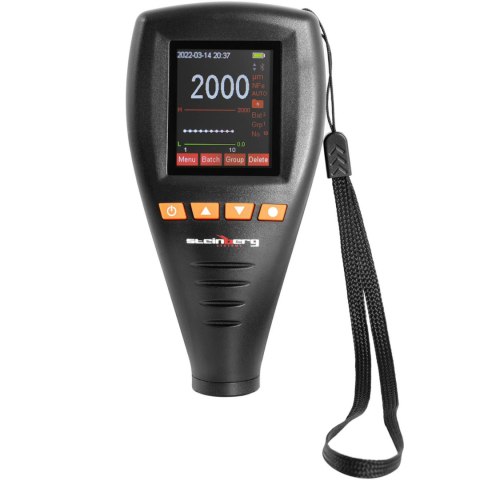 Miernik tester grubości warstw lakieru z analizą danych Bluetooth zakres 0-2000 µm + Walizka Miernik tester grubości warstw lakieru z analizą danych Bluetooth zakres 0-2000 µm + Walizka
