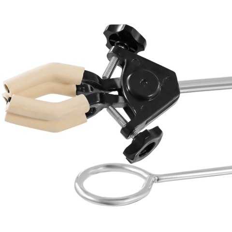 Statyw stojak laboratoryjny z wyposażeniem 60 cm 1 zacisk biurety 2 zaciski 3 pierścienie 60 mm 80 mm 100 mm Statyw stojak laboratoryjny z wyposażeniem 60 cm 1 zacisk biurety 2 zaciski 3 pierścienie 60 mm 80 mm 100 mm