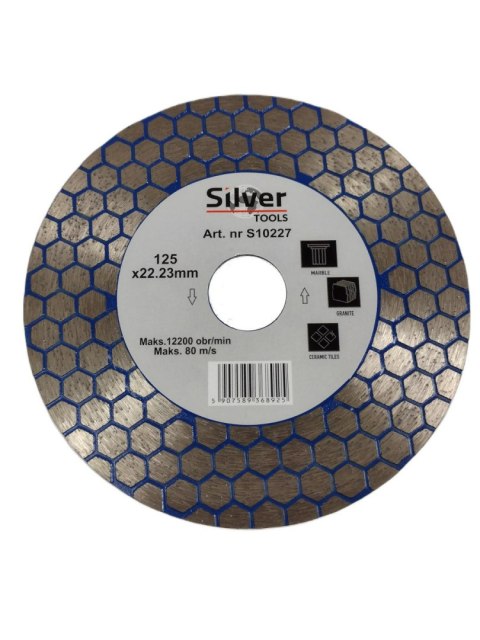 SILVER TARCZA DIAMENTOWA DO CIĘCIA I SZLIFOWANIA 125x1,6mm SILVER TARCZA DIAMENTOWA DO CIĘCIA I SZLIFOWANIA 125x1,6mm