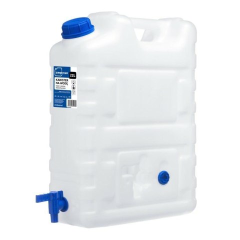 KANISTER NA WODĘ PITNĄ 20L Z KRANEM ATEST KANISTER NA WODĘ PITNĄ 20L Z KRANEM ATEST
