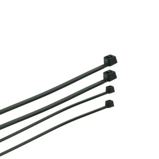 PLASTROL OPASKA PLASTIKOWA CZARNA 3,6 x 300mm 100szt.