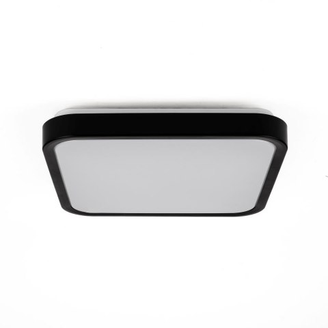 Plafon V-TAC 18W LED Kwadrat 25x25cm Natynkowy IP44 Czarny VT-8618B 6500K 1830lm