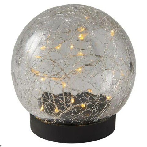 VOLTENO LAMPKA SOLARNA PLASTIK KULA 10cm SOLE VOLTENO LAMPKA SOLARNA PLASTIK KULA 10cm SOLE