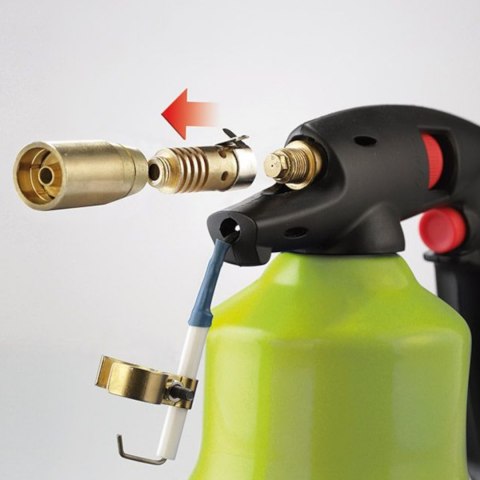 Palnik gazowy lampa lutownicza na gaz TYPHOON z piezo zapalnikiem 1.2kW Palnik gazowy lampa lutownicza na gaz TYPHOON z piezo zapalnikiem 1.2kW