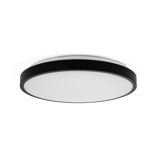 Plafon V-TAC 24W LED Okrągły 30cm Natynkowy IP44 Czarny VT-8624B 4000K 2500lm