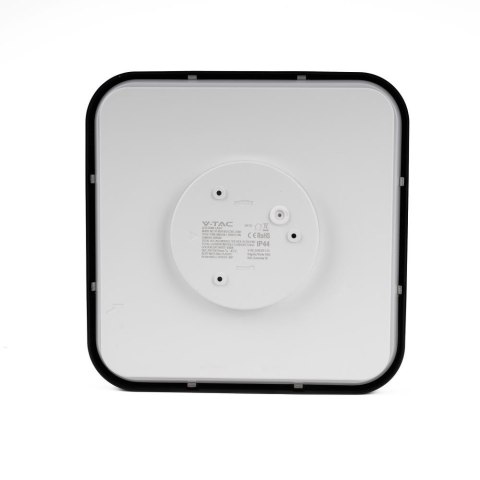 Plafon V-TAC 36W LED SAMSUNG CHIP Kwadrat 42x42cm Natynkowy Pilot Czujnik Ruchu IP44 Czarny VT-8630S 4000K 3820lm 5 Lat Gwarancj