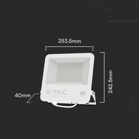 Projektor LED V-TAC 100W 100Lm/W Przewód 1mb SAMSUNG CHIP Biały VT-44104 6500K 8700lm 5 Lat Gwarancji Projektor LED V-TAC 100W 100Lm/W Przewód 1mb SAMSUNG CHIP Biały VT-44104 6500K 8700lm 5 Lat Gwarancji