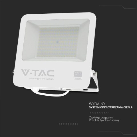 Projektor LED V-TAC 100W 100Lm/W Przewód 1mb SAMSUNG CHIP Biały VT-44104 6500K 8700lm 5 Lat Gwarancji Projektor LED V-TAC 100W 100Lm/W Przewód 1mb SAMSUNG CHIP Biały VT-44104 6500K 8700lm 5 Lat Gwarancji
